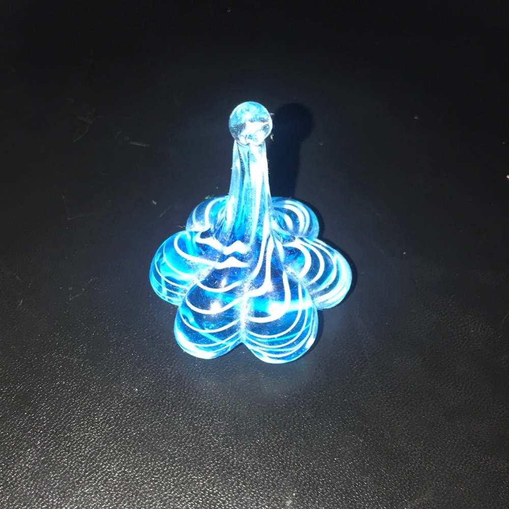 Never used glass ring stand